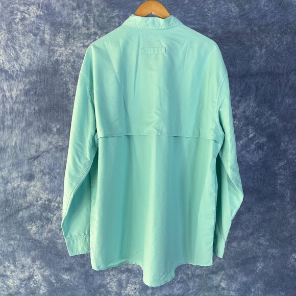 Men's LL Bean Tropicwear Long Sleeve Shirt Sz XL - Picture 2 of 5